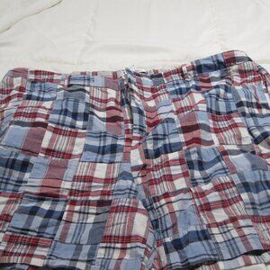 Red/White/Blue Plaid short 22W